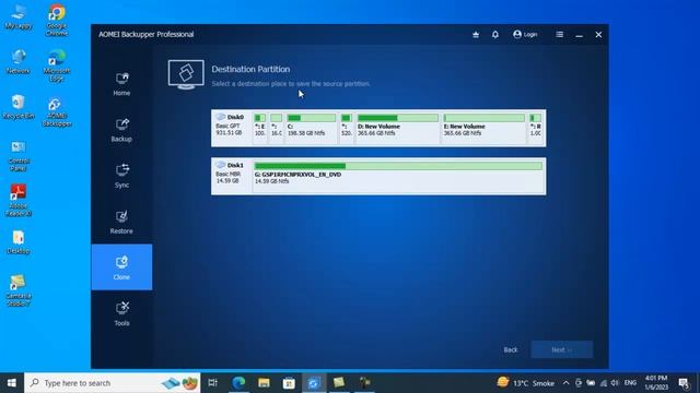 Clone Windows OS 7/8.1/10/11 to HDD, From HDD to SSD and vice versa Using AOMEI Backupper 100% Easy смотреть онлайн