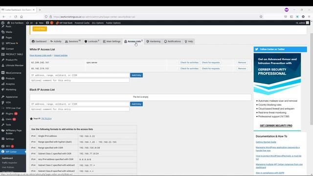 WP Cerber IP Whitelisting смотреть онлайн