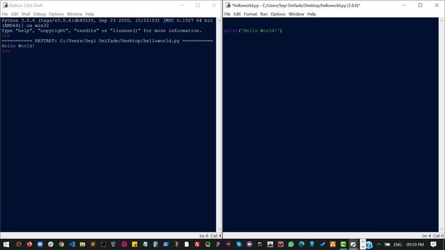 Python - 04 hello world смотреть онлайн
