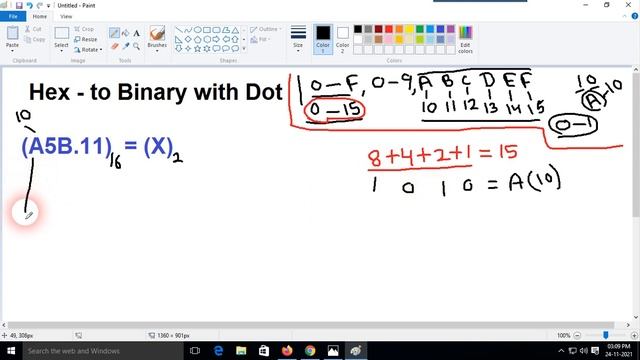 Hexa-Decimal to Binary "With Dot" Conversion In Hindi|How to Convert Hexa-Decimal to Binary -2021-2 смотреть онлайн