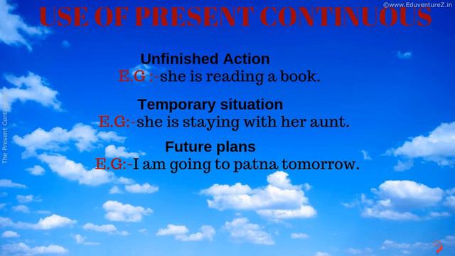🔴03 Present Continuous Tense Uses Rules Structure and Examples English Grammar EduventureZ смотреть онлайн