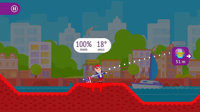 Ultimate Bowmasters - Gameplay Walkthrough Part 6 - 5 Characters (iOS, Android) смотреть онлайн