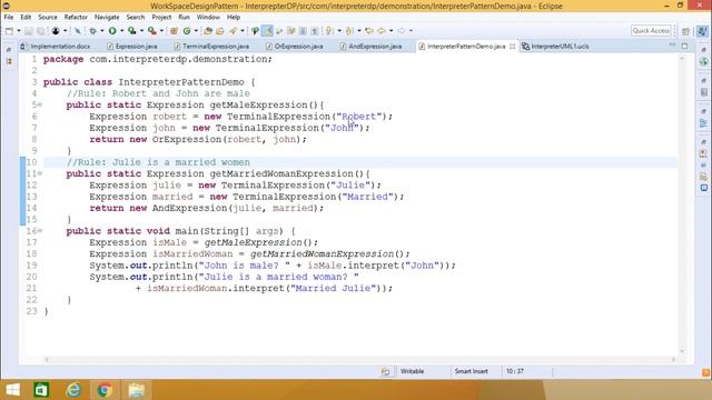 Interpreter Design Pattern смотреть онлайн