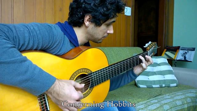 The Lord of the Rings on guitar Bridge of Khazad Dum Rohan Fanfare Concerning Hobbits #59 смотреть онлайн