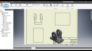 Autodesk Inventor. Чертежи. Урок 1. Основы создания простейших чертежей.