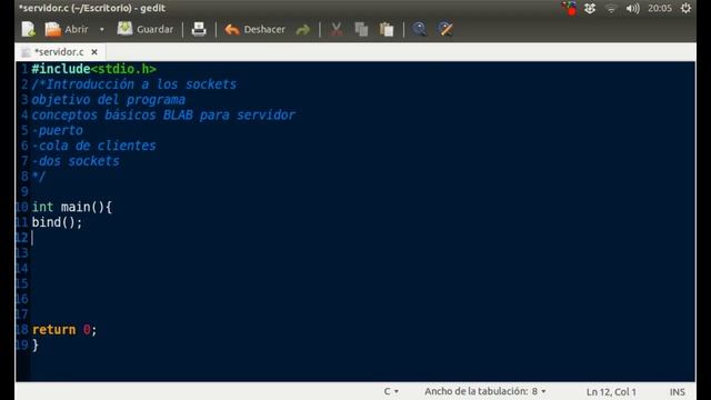 Introducción-Socket Servidor en C- Part1 смотреть онлайн