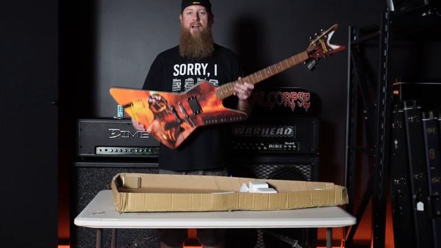Guitar Unboxing - Dean Guitars ZX BME - Machine Head Burn My Eyes 25th Anniversary Tour Guitar смотреть онлайн