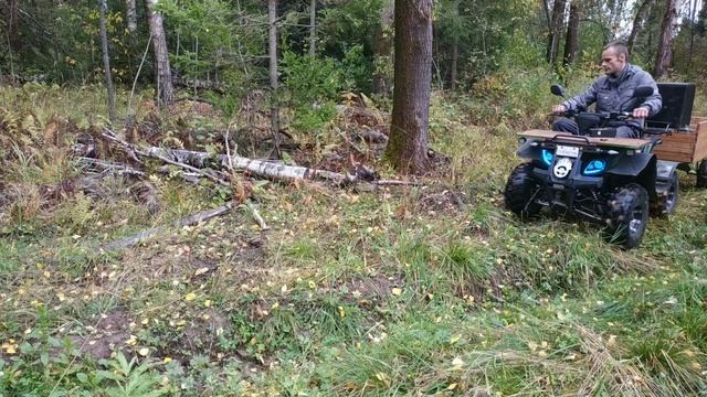электроквадроцикл в реальных условиях
