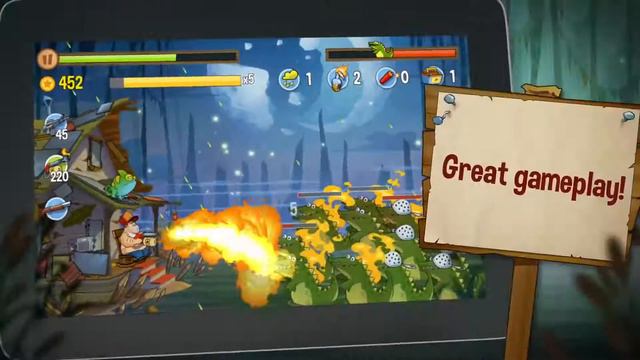 Swamp Attack - Gameplay Trailer (IOS/ANDROID) смотреть онлайн