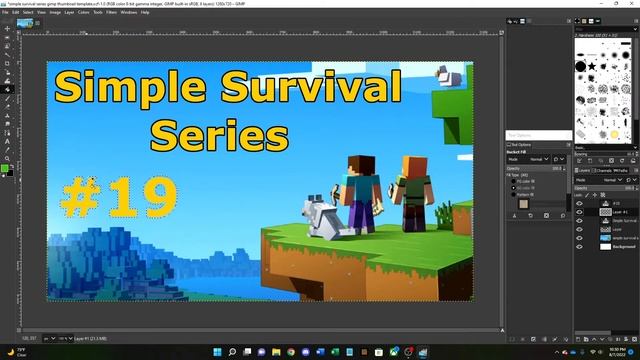 How To Outline Text Using GIMP