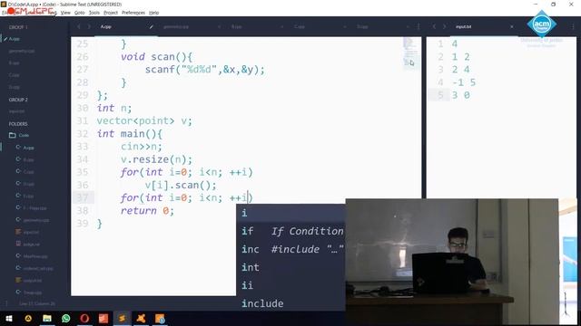 Convex Hull - Gift Wrapping Algorithm | Level 3 Lecture 1 Part 11 - JCPC Summer Training 2018 смотреть онлайн