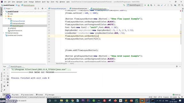 Java GUI Swing Tutorial Part 19.2 | JButton and Multiple Window Using OOP смотреть онлайн