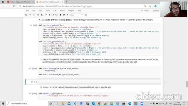 #20- Find Best Feature and Split Value in Decision tree from Scratch смотреть онлайн