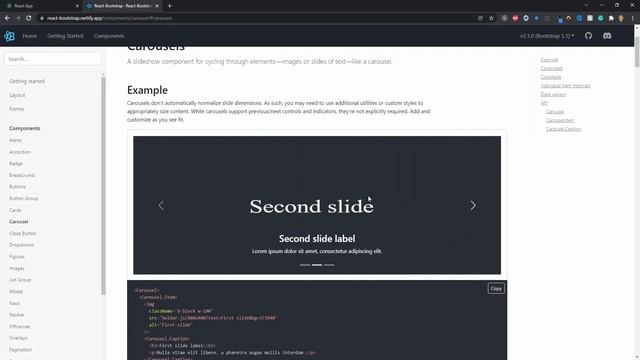Create a Video Carousel Using React Player and React Bootstrap смотреть онлайн