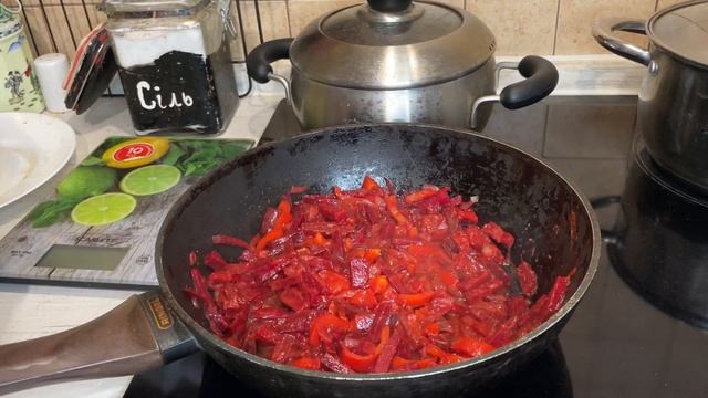 Борщ пісний. Просто та швидко