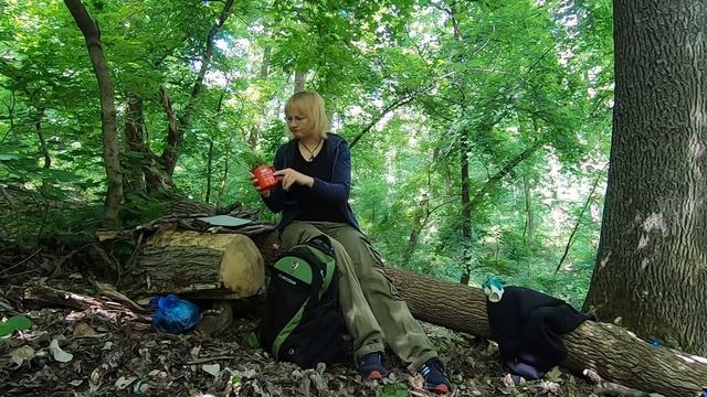 Поход с игрой в выживание ? Суп из грибов и крапивы