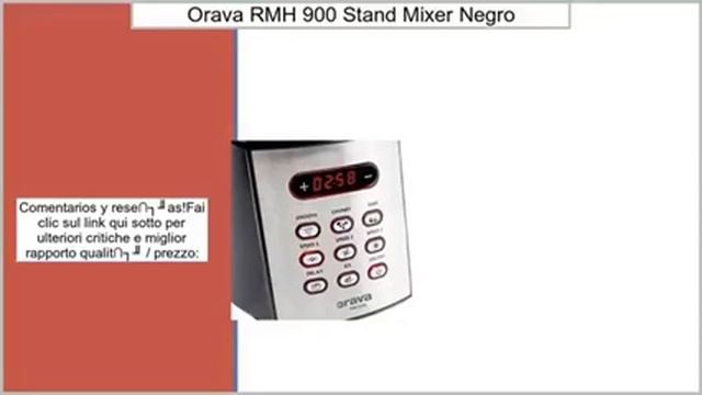 Orava RMH-900 Stand mixer Negro, Plata 1.75L 450W - Licuadora (Stand mixer, Negro, Plata) смотреть онлайн
