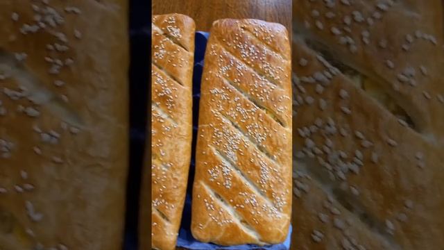 Пирог из слоеного теста с рыбой и рисом смотреть онлайн