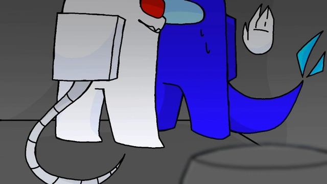 Love you so - among us oc / blue X white (13+) смотреть онлайн