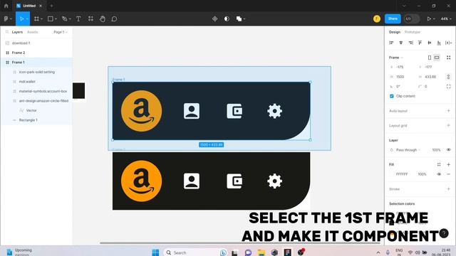 Animated Navigation Button in Figma (Easy Tutorial) смотреть онлайн
