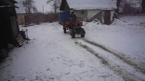 Переключение передач в моем мотоблоке Беларус-09