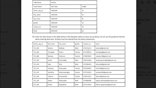 Database Task 5 | Java Institute смотреть онлайн
