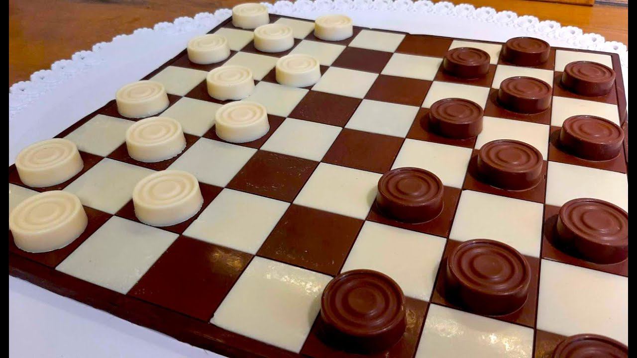 Как сделать шоколадную шахматную доску! Шахматный торт!