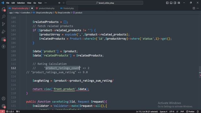 Laravel 10 Ecommerce Project | #57 Product - Show Ratings | Frontend | PHP Tech Life Hindi смотреть онлайн