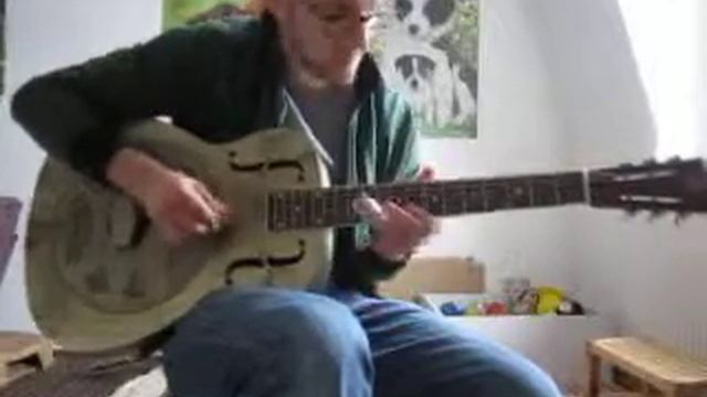 Resonator Slide and Fingerstyle Guitar by Jan Haasler: "Tom's Dobro" смотреть онлайн
