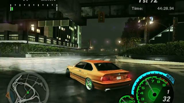 Having fun whit BMW M3 E36 ( NFS U2) смотреть онлайн