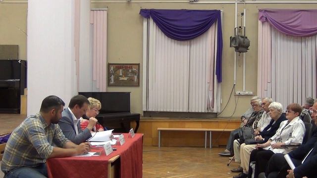Встреча главы управы с жителями района Царицыно 17.08.2016 смотреть онлайн