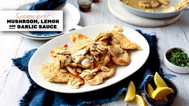 Mushroom, Lemon and Garlic Chicken смотреть онлайн