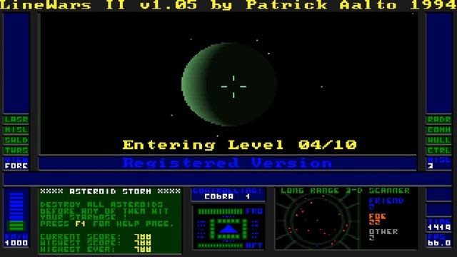 LineWars II (PC/DOS) 1994, Patrick Aalto, Safari software смотреть онлайн