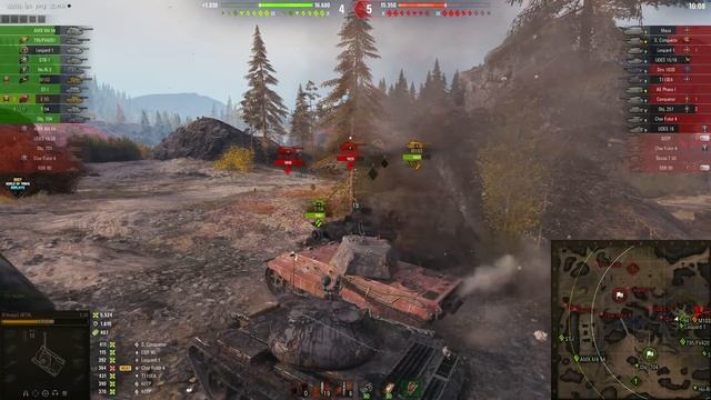 E 50: Securing the hill on map Tundra - World of Tanks смотреть онлайн