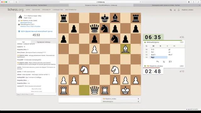 Командный онлайн турнир на Lichess смотреть онлайн