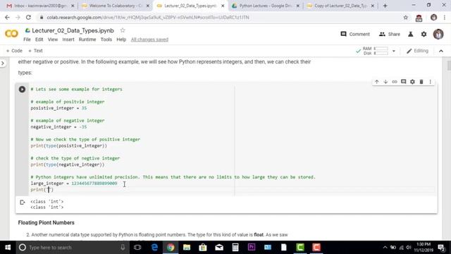 Integer and Floating Number Type in Python Data Type Part_02 смотреть онлайн