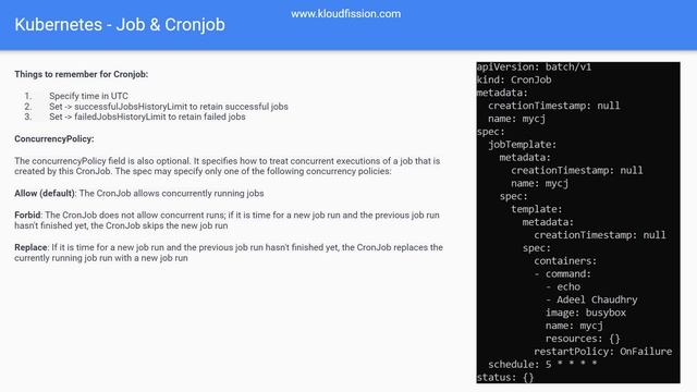 how to create cronjob in kubernetes for recurring tasksin hindi / urdu смотреть онлайн