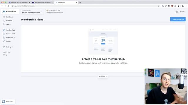 (1 of 7) How to build a membership site with Webflow, MemberStack, Airtable & Zapier course смотреть онлайн
