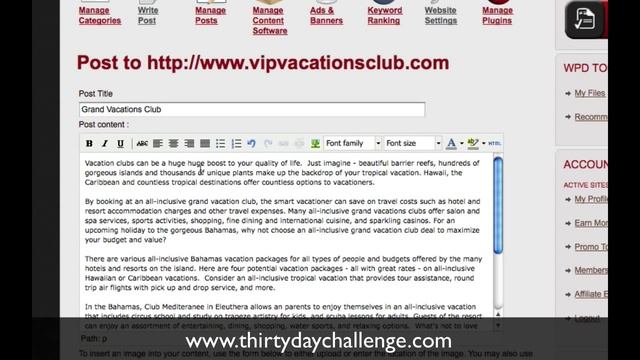 30DC Day 06 - Writing Your First Blog Article смотреть онлайн