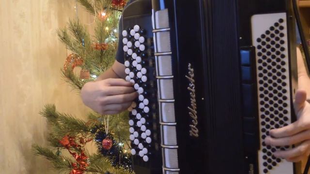 Jingle Bells Jingle Bells!!!На баяне!