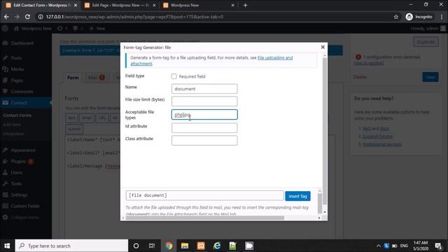 Step by step WordPress Tutorial for Beginners Part4 | All about Contact Form 7 смотреть онлайн
