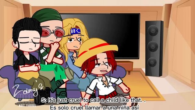 Past Red haired Pirates reacts to Luffy (2/2) смотреть онлайн