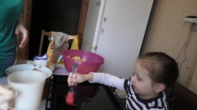 Картофель запечён в духовке с мясом!)