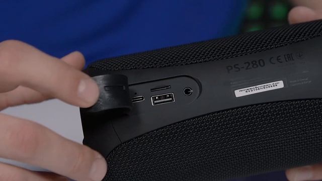 Видео распаковка ? SVEN PS-280 | Портативная колонка с защитой от воды смотреть онлайн