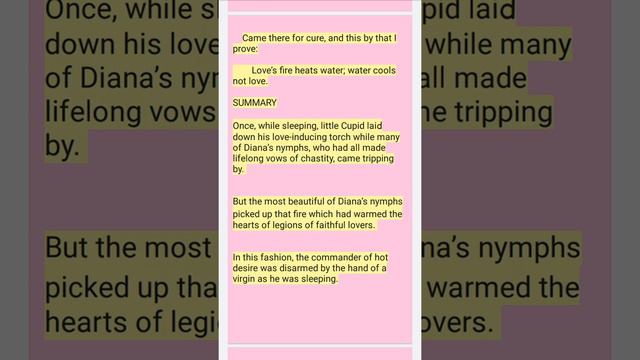 SONNET 154 BY SHAKESPEARE IN TAMIL