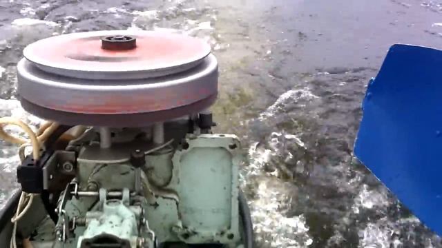 Мотор ПРИБОЙ-5 на лодке Романтика смотреть онлайн