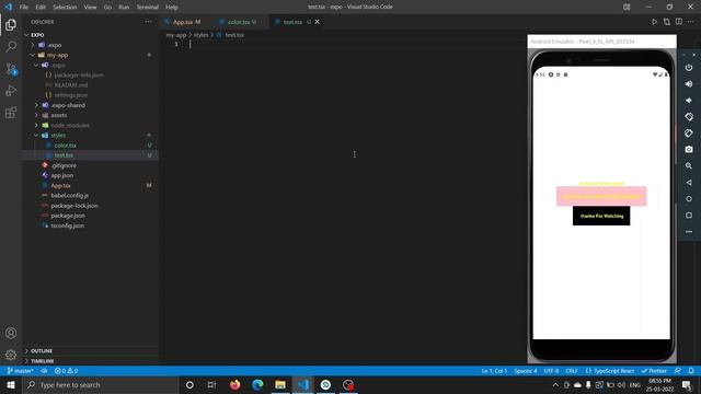 React Native Mobile App Development Tutorial | #03 Global Styling | Expo | TFT | தமிழ் смотреть онлайн