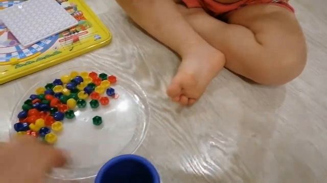 Развивающие мозаики. Обзор нашей мозаики .какая мозаика у нас есть как играем. гуляем. смотреть онлайн