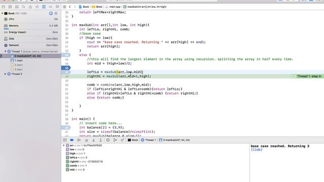 Maximum Sum Subarray Divide and Conquer Algorithm смотреть онлайн