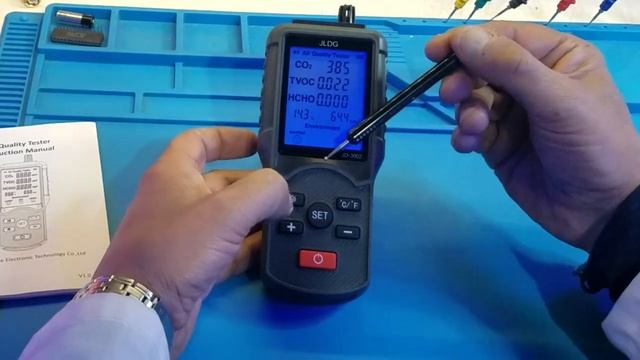ANALIZADOR - TESTER DE CALIDAD DE AIRE JLDG JD-3002 смотреть онлайн